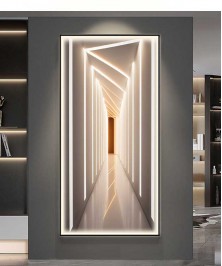 3D Crystall Painting Modern  With Warm Led Light